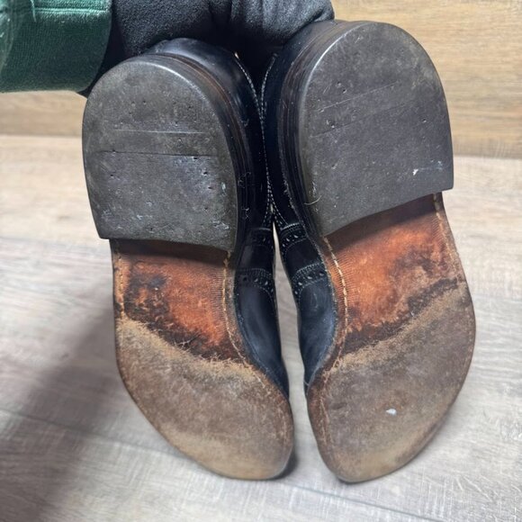 Allen Edmonds Chester Black Leather Wingtip Dress Shoes Men's Size 9 - Picture 4 of 7